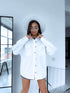 "MARINGOLD 02430" denim jacket - WHITE